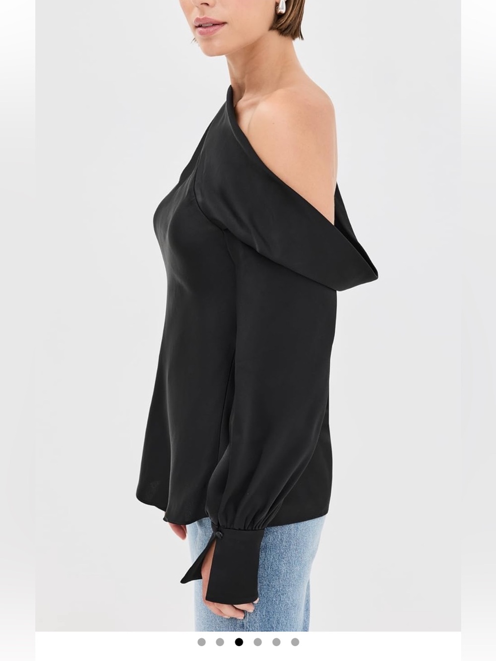NWT SIMKHAI Alice One Shoulder Top - Picture 4 of 11
